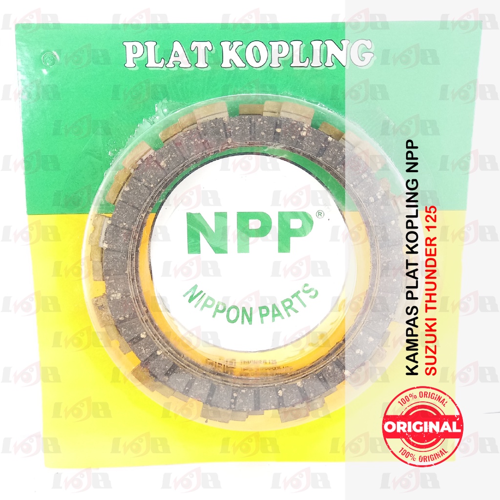 NPP Kampas Plat Kopling Thunder 125 Suzuki Clutch 4 Lembar Asli