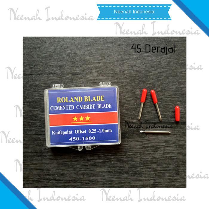 

Pemotong Kertas Mata Pisau Mesin Cutting Sticker Roland Blade 45 Isi 3 Pcs