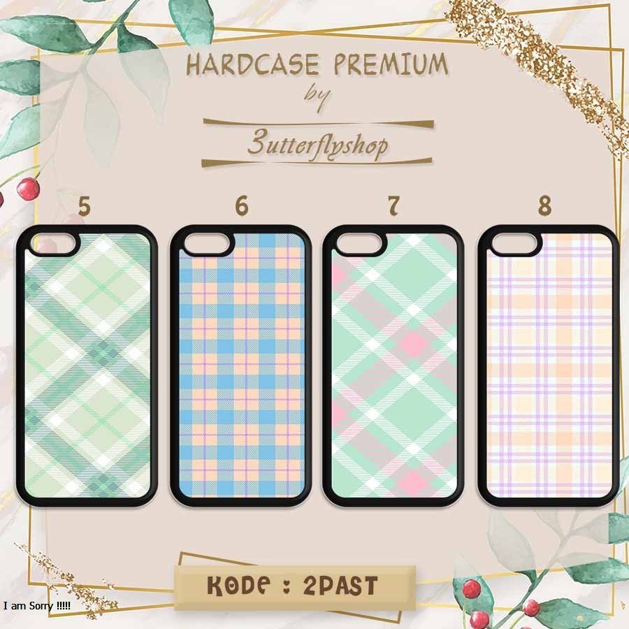 [HARDCASE] Tile diagonal pastel casing  case Oppo Vivo Realme Redmi Xiaomi Samsung Iphone