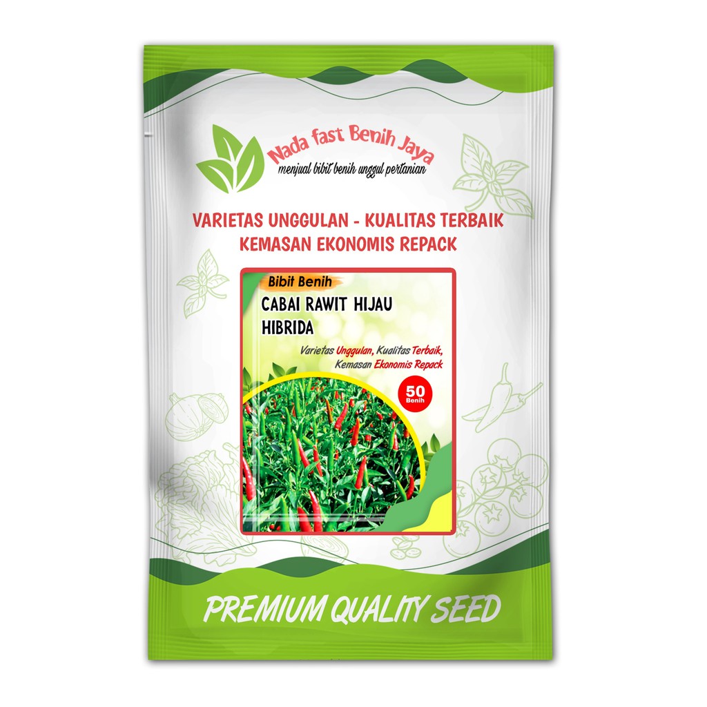 Benih cabe rawit hijau hibrida - bibit sayuran cabe rawit hijau - benih cabe rawit setan
