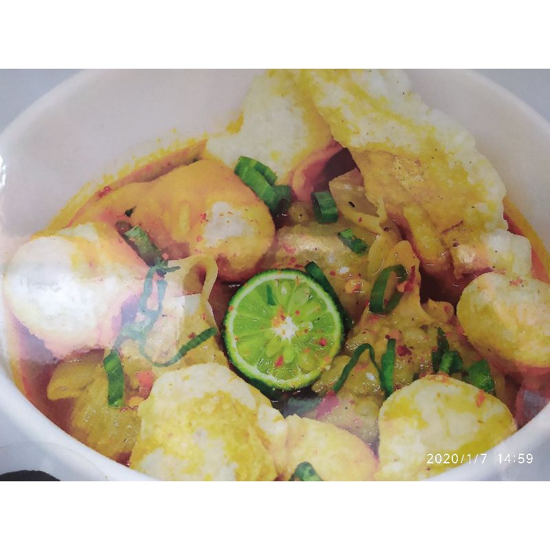 

Batagor siomay Kuah Instan khas Aa kean