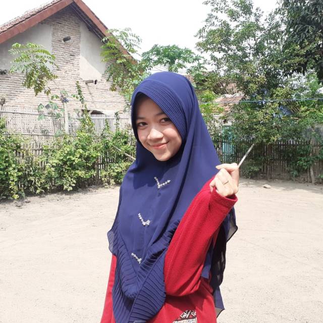 Jilbab instan bahan ceruti babydoll