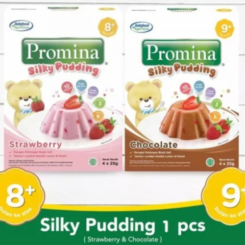 SNAC19 PUDING BAYI PROMINA SILKY PUDDING 100 GRAM