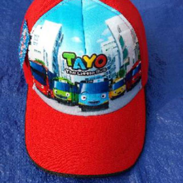 ☆ TOPI ANAK FULL PRINTING GAMBAR TAYO