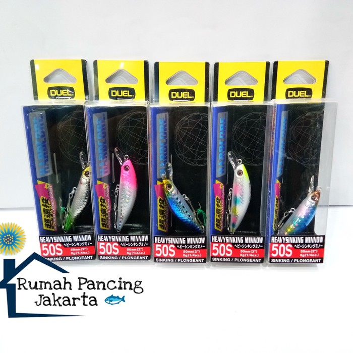 Terlaris Lure Duel Heavy Sinking Minnow 50S