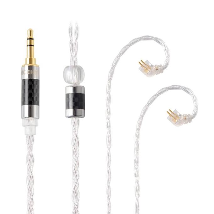 Nicehck Litz Ps 4N Litz Pure Silver Earphone Upgrade Cable Termurah