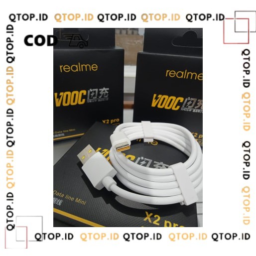 Kabel Data Realme 5 Pro / XT / X2 / pro USB TYPE C super VOOC [QTOP]