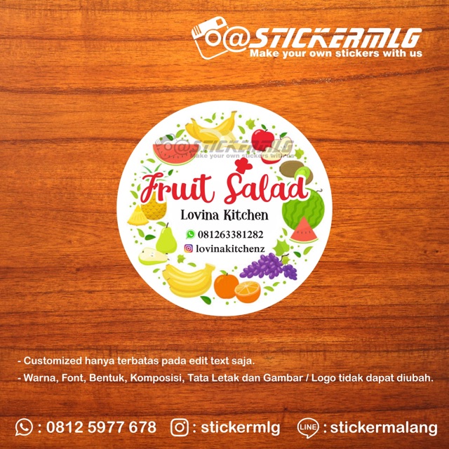 

Sticker Label Produk 0209