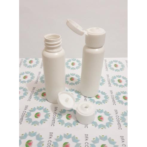 BOTOL 30ML FLIPTOP FULL PUTIH/BOTOL FLIPTOP/BOTOL SERUM/BOTOL 30 ML