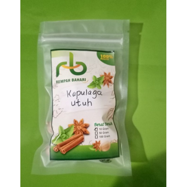 

RB KAPULAGA LOKAL (JAWA) 5g Kering JSR BUMBU REMPAH HERBAL BUMBU DAPUR