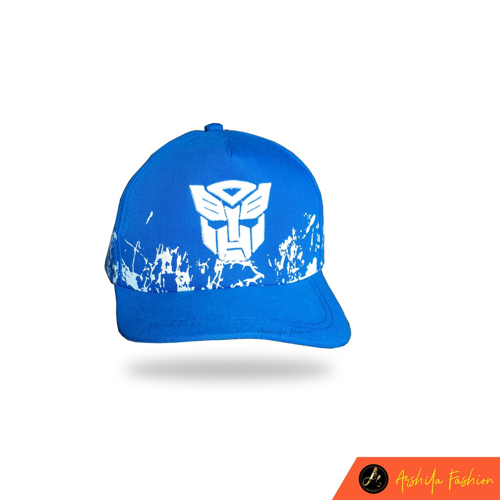 Topi Anak Bordir Motif Transformer / Topi Anak Bordir Timbul / Topi Anak Laki Laki