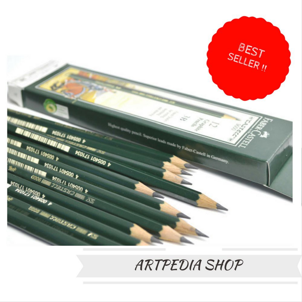 

Paket Menggambar Pro, Pensil Faber Castell 8B,7B,6B,5B,4B,3B Pensil Sketsa Wajah, Drawing, etc.(