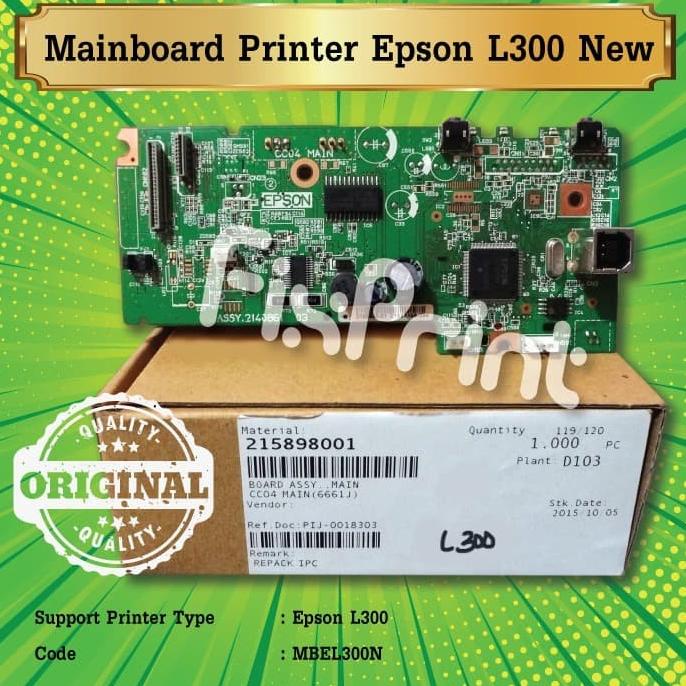 Original Mainboard Epson L300 Board Motherboard Printer L300 L-300 Original