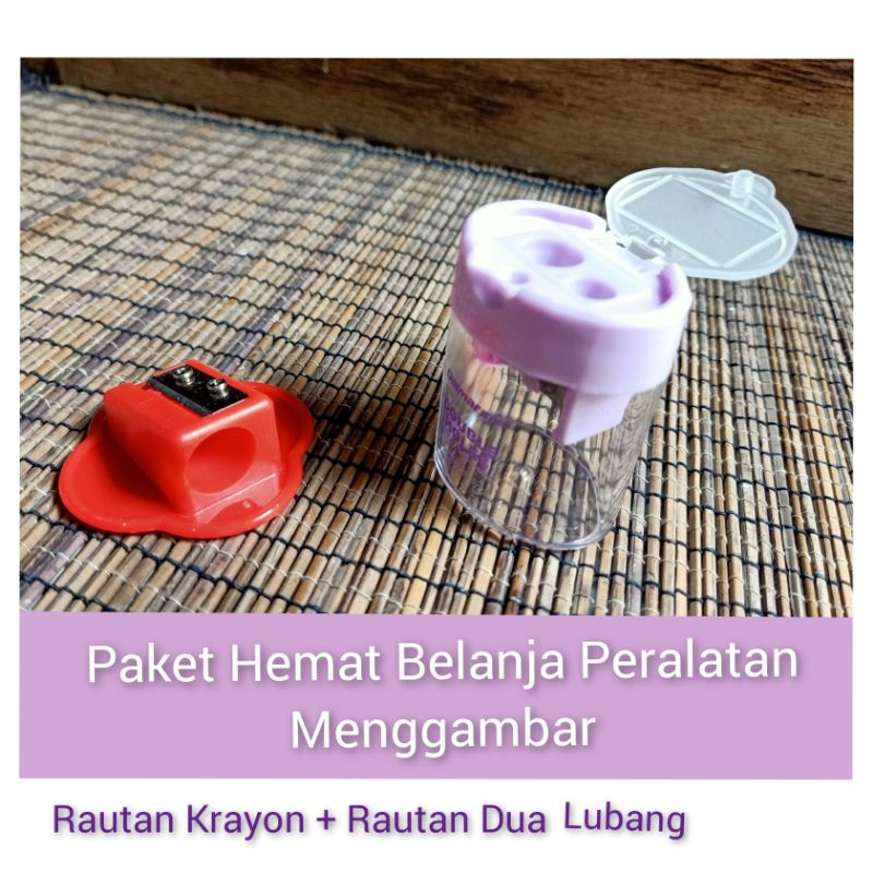 

Rautan Lubang Super Besar Giotto Rautan Krayon dan Rautan Dua Lubang Peralatan Menggambar
