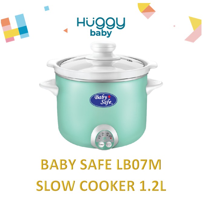 Baby Safe LB07M Slow Cooker 1.2L Alat Memasak Menghangatkan Makanan