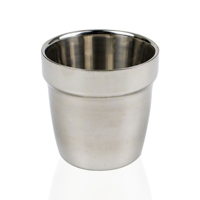 One Two Cups Gelas Bir Stainless Steel 180ML - J070 - Silver