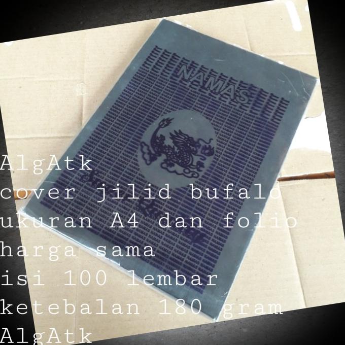 

NAMAS. KERTAS BUFALLO UKURAN FOLIO DAN A4. WARNA HITAM. KERTAS FOLIO
