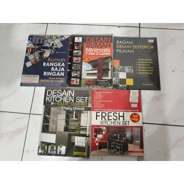 Buku Desain Rumah Minimalis berkualitas -D1