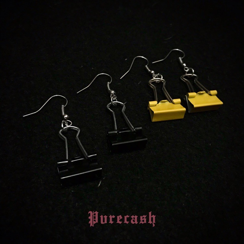 

Binder Clip Earrings