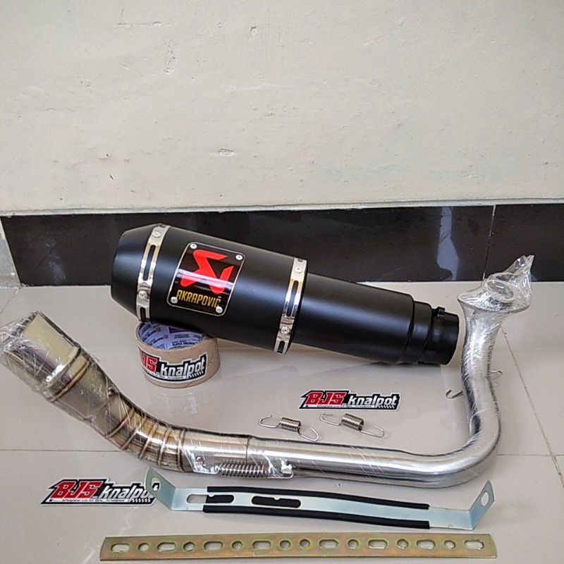 Knalpot akrapovic Nmax Aerox 155 Vario Beat street Scoopy new Xride mio soul Adv pcx Genio-Doff - pcx 150