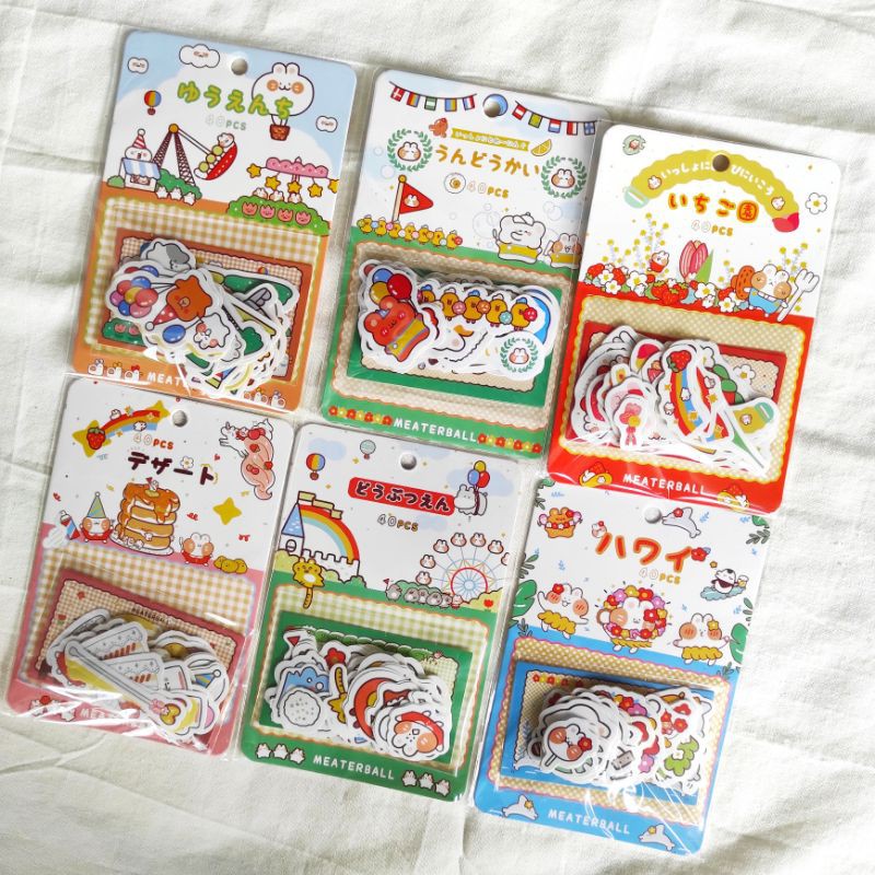 

Colorfull Deco Sticker 40pcs