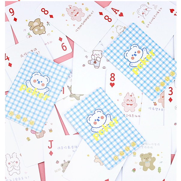 J3 - Kartu remi karakter Poker playing card blackjack