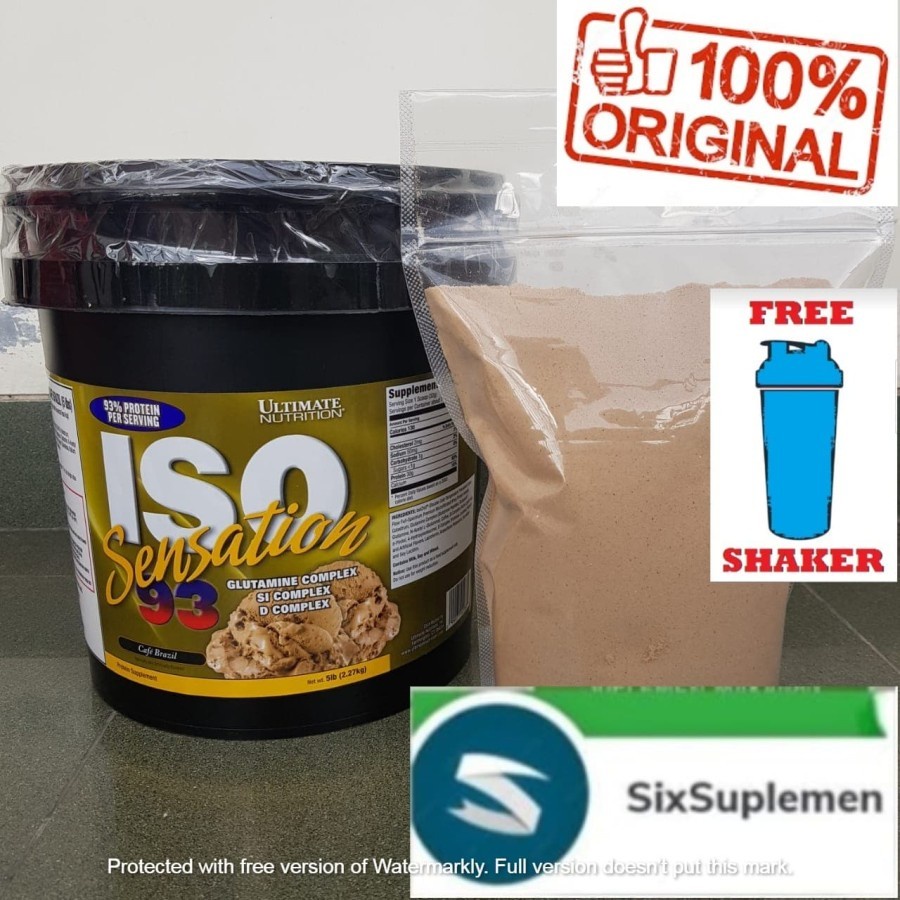 (Bonus Shaker/Sample) Ultimate Nutrition Iso Sensation 93 1 lbs