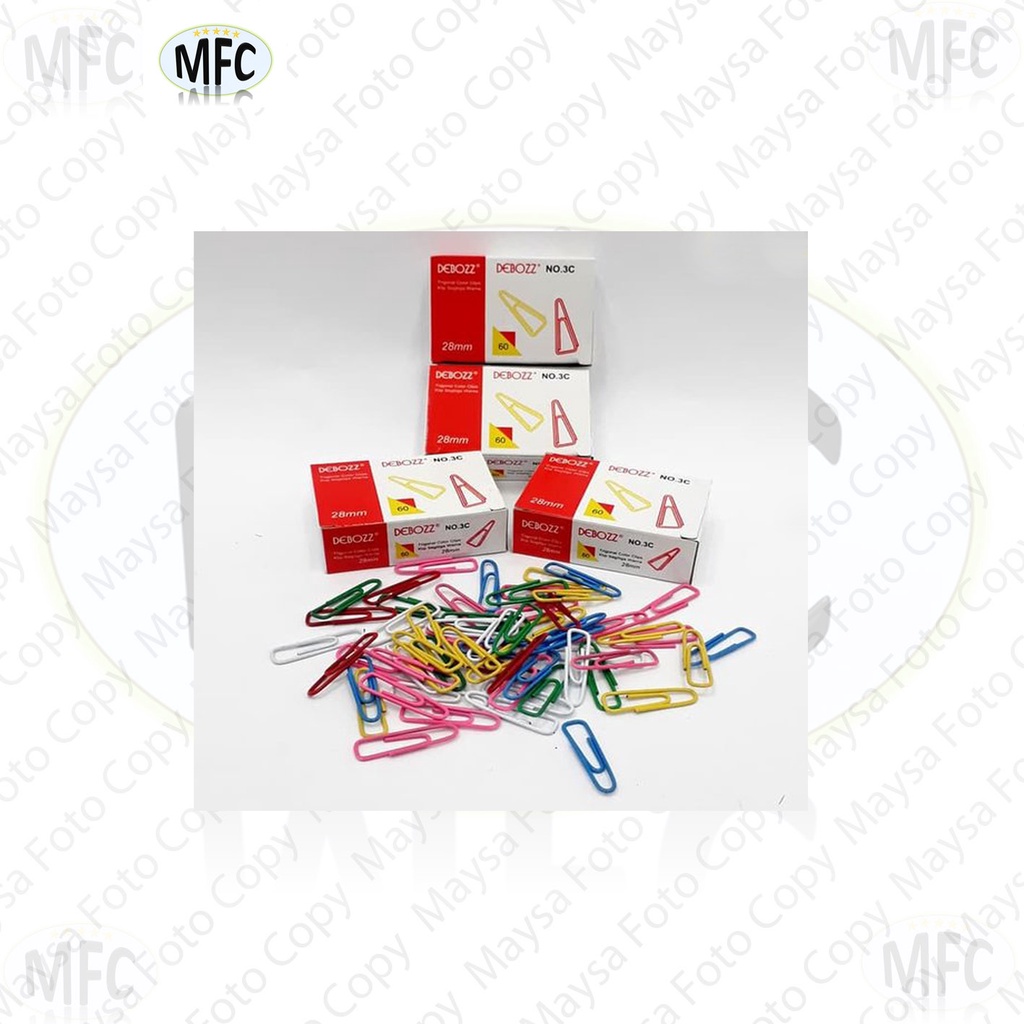 

Paper Clip / Penjepit Kertas / Klip Warna Warni DEBOZZ No.3