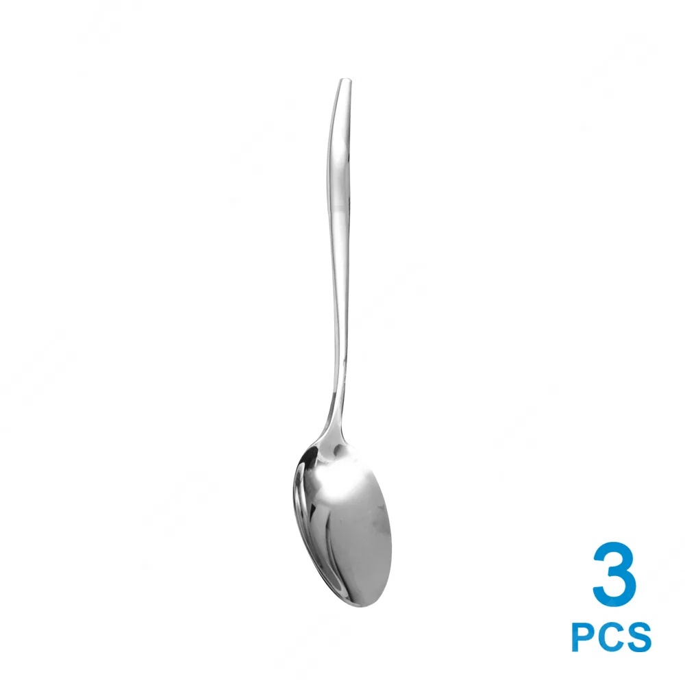 Ace Delicia Set 3 Pcs Sendok Teh - Silver SKU 10474956