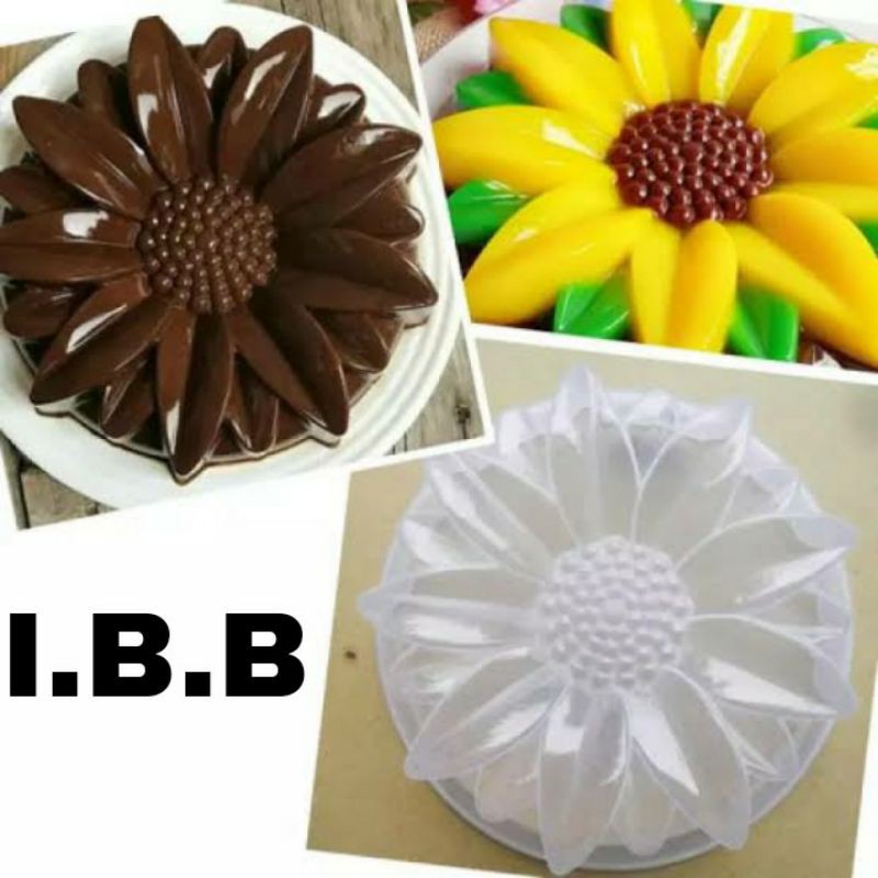 

Cetakan puding bunga matahari