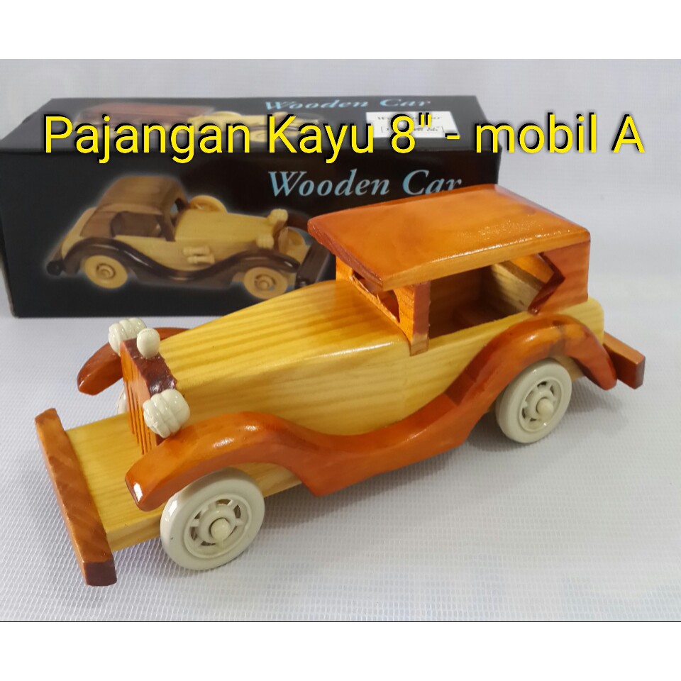 Miniatur / Pajangan Kayu Mobil 8A pajangan unik