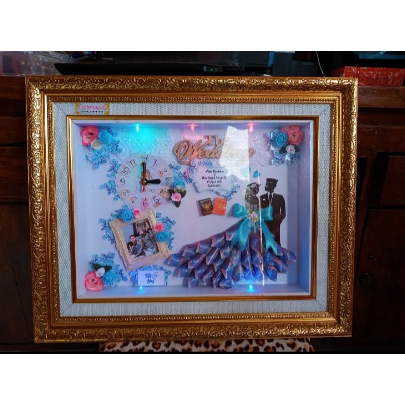mahar unik/mahar siluet/mahar ellega/mahar mas kawin/mahar pernikahan/mahar lampu led