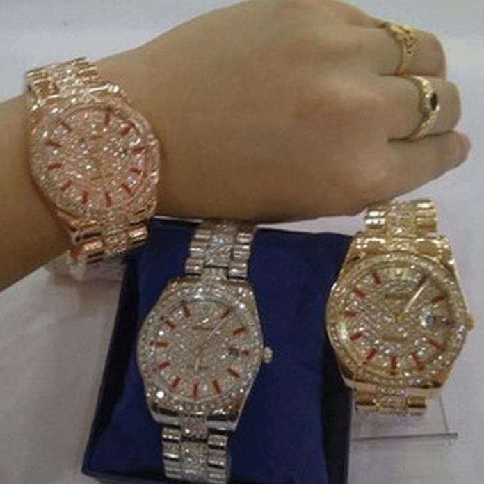 Promo Jam Tangan Rolex Balok Merah ( Jam Wanita,Aigner,Rolex,Guess,Bonia )