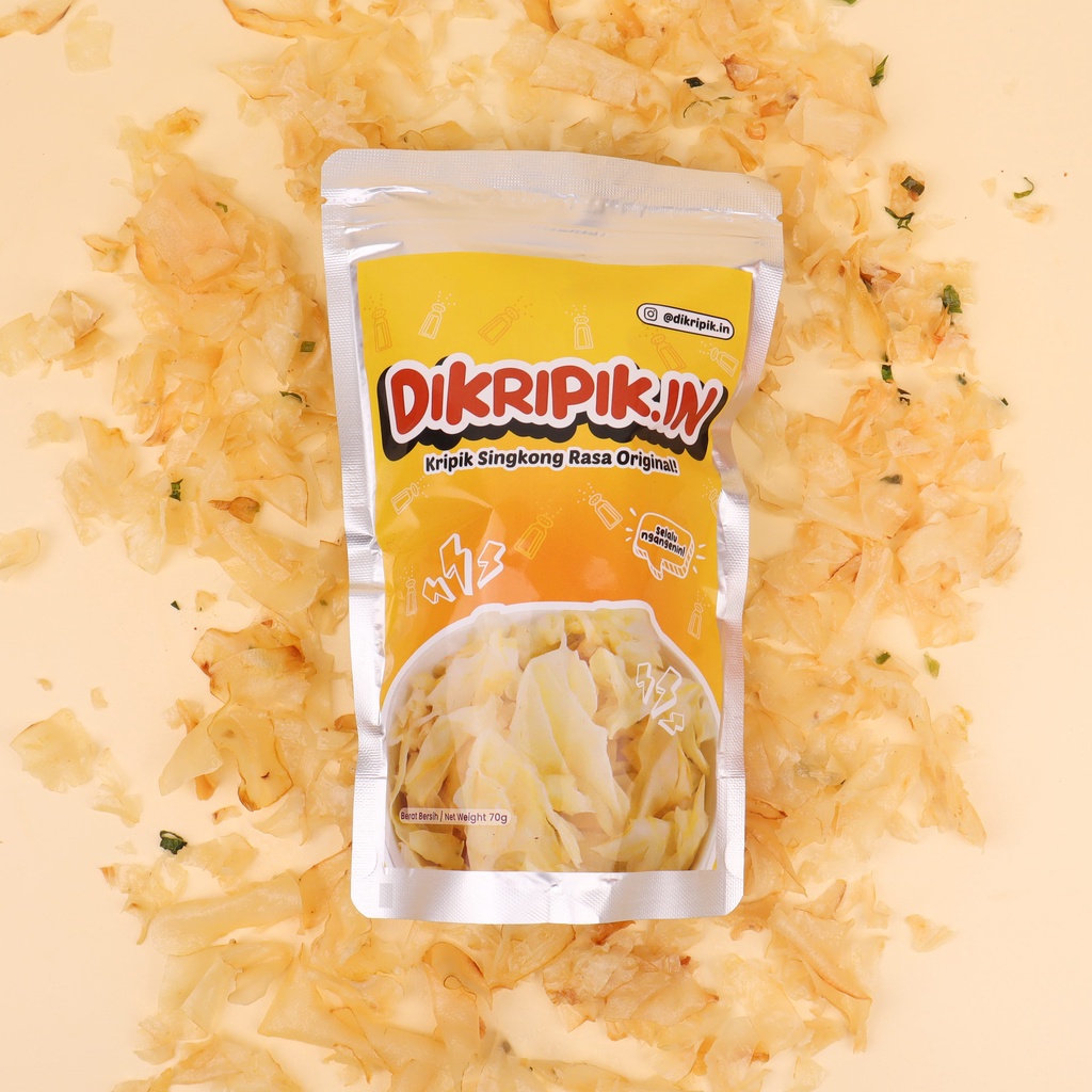 

Dikripikin Original - Keripik Singkong - Kripik Renyah Kriuk