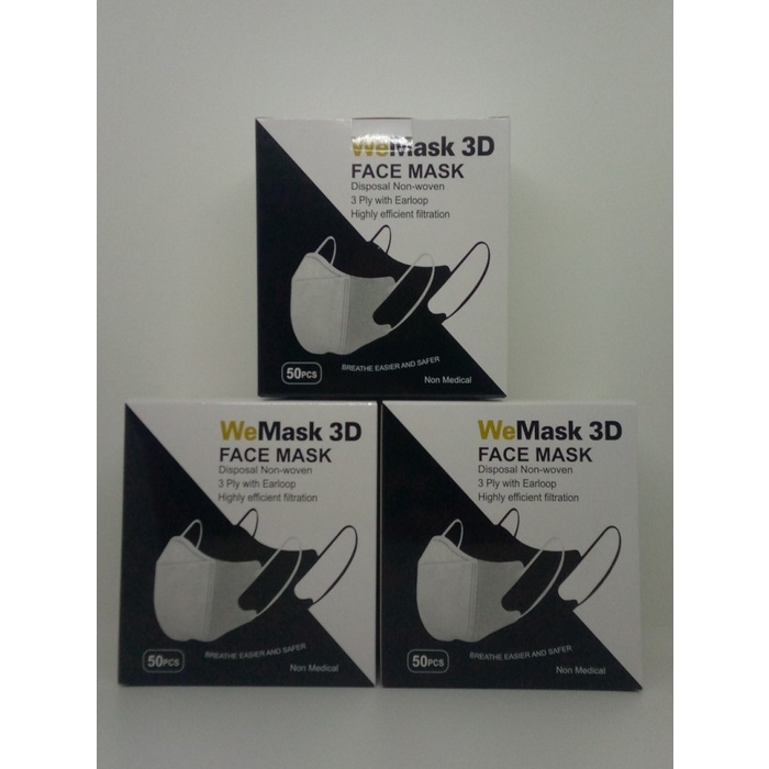 Masker Duckbill Face Mask 1 Box Isi 50pcs Duck Bill Grosir WEMASK