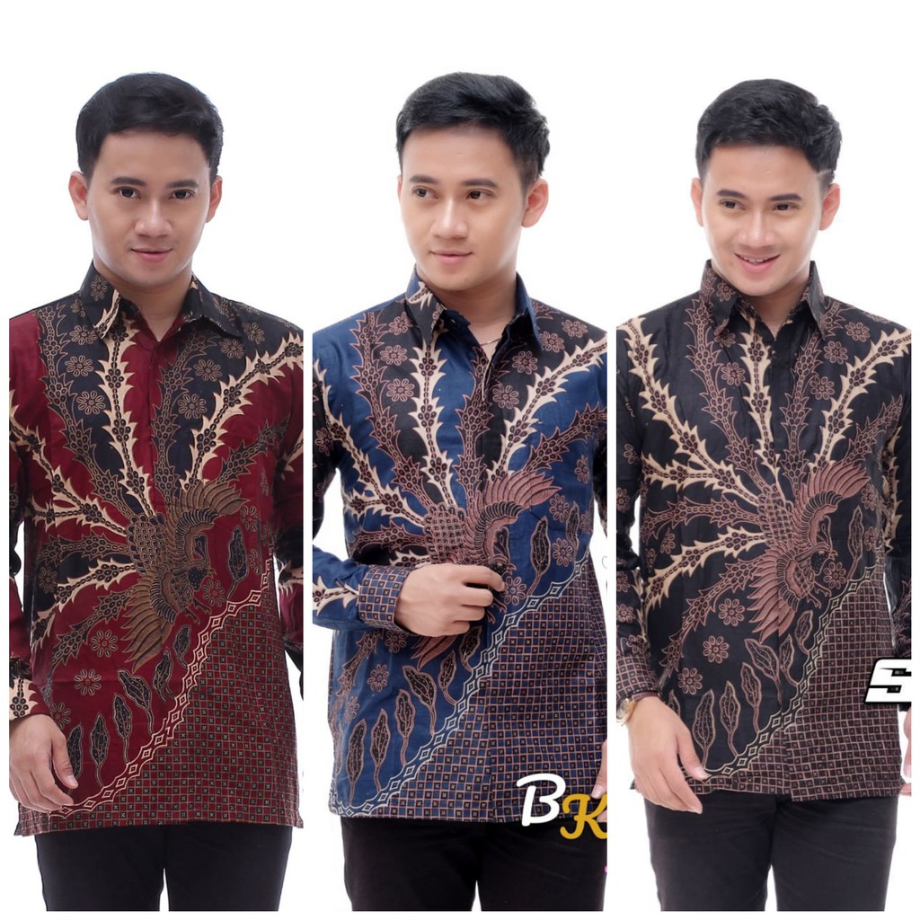 Banting Harga Batik Kalongan | Kemeja Batik Printing Lengan Panjang Motif Murai azngKrsA5QNQL