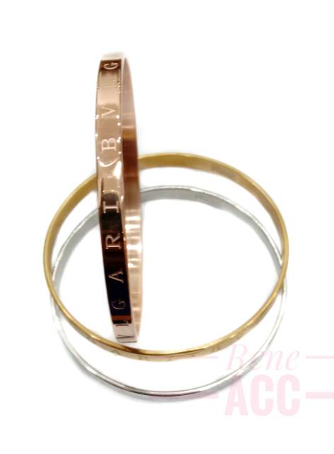 Gelang Bangle Bvlgari Titanium satuan stainlessteel