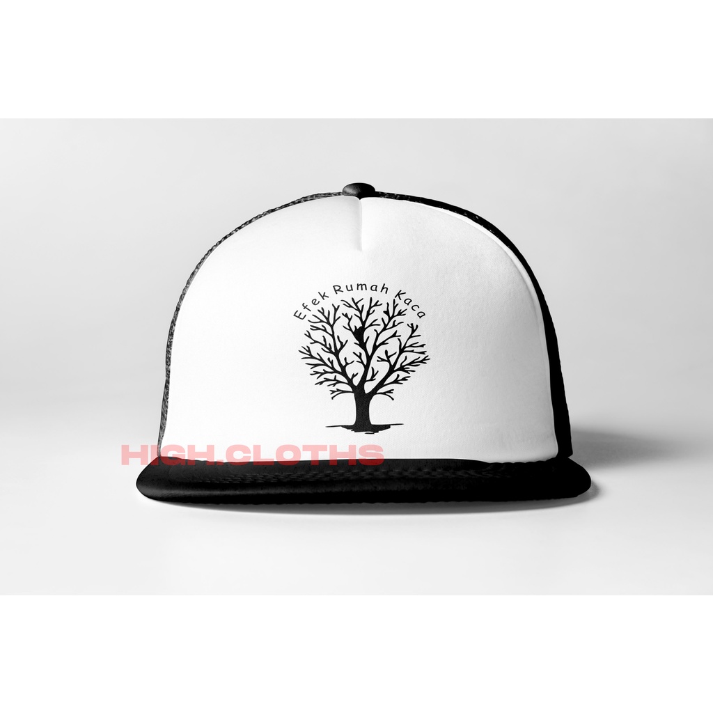 TOPI SNAPBACK JARING EFEK RUMAH KACA / TOPI CAP EFEK RUMAH KACA