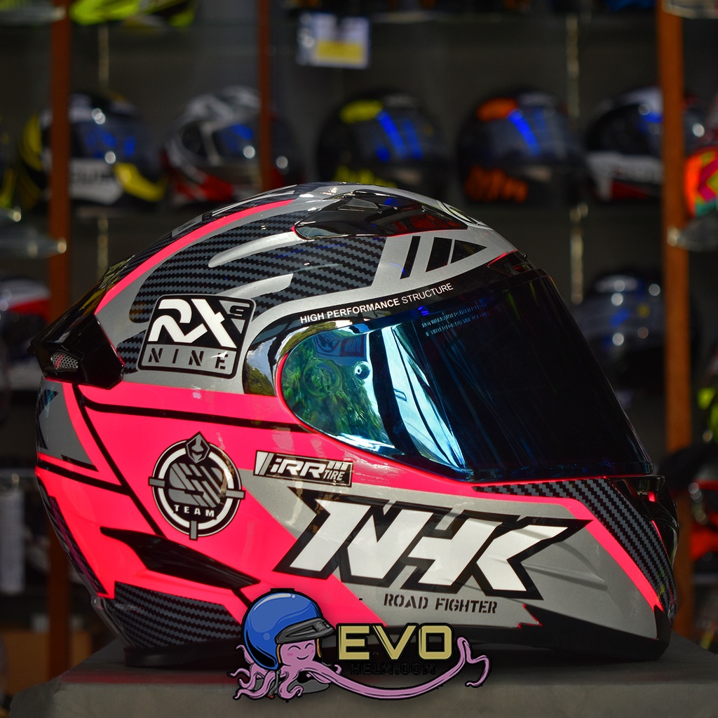 NHK RX9 RACER PINK - NHK RACER X PINK - PINK FLUO/SILVER