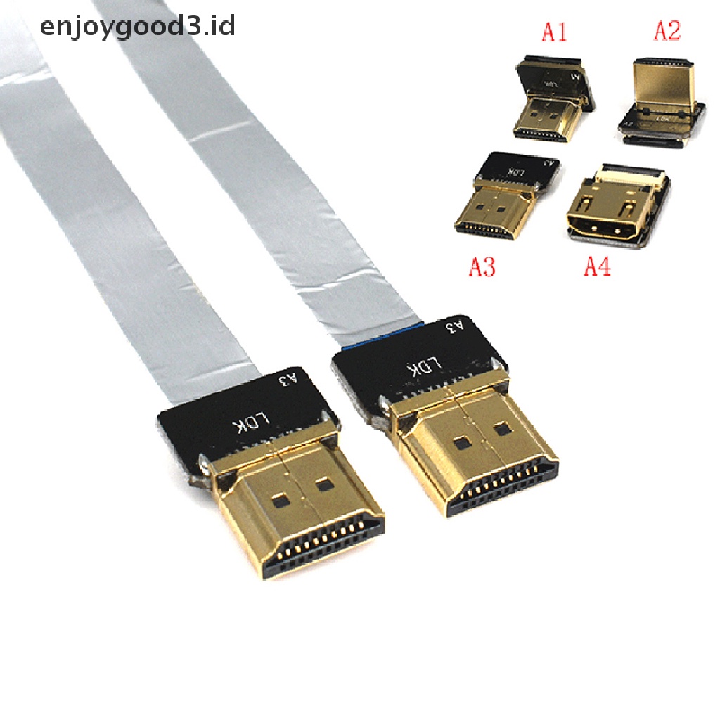 (Id) Kabel Flat Fpc Fpv Micro Mini Hdmi Male Ke Female