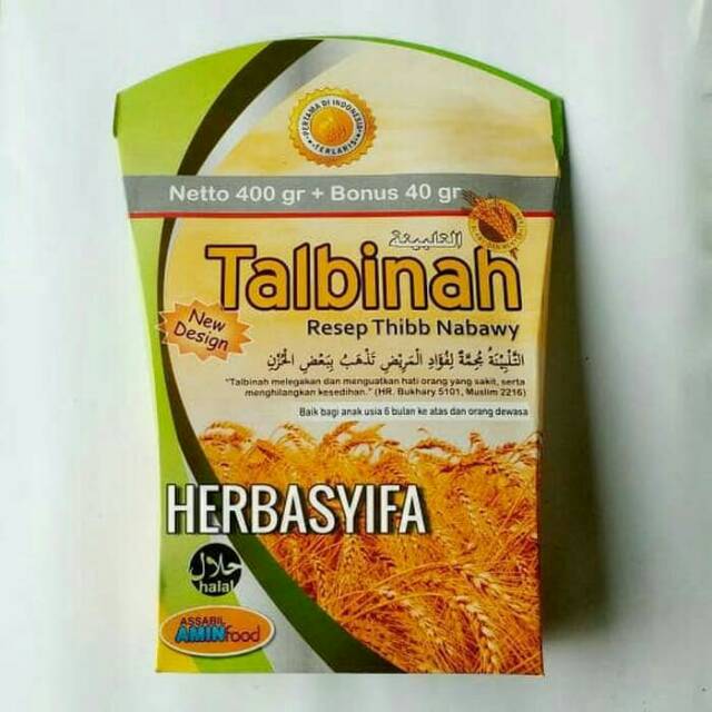 TALBINAH 400 gram Tepung Talbinah Terapi Maag - Asam Lambung - Pencernaan