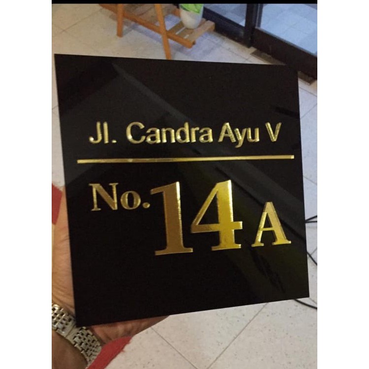 House Number/Nomor Rumah Akrilik