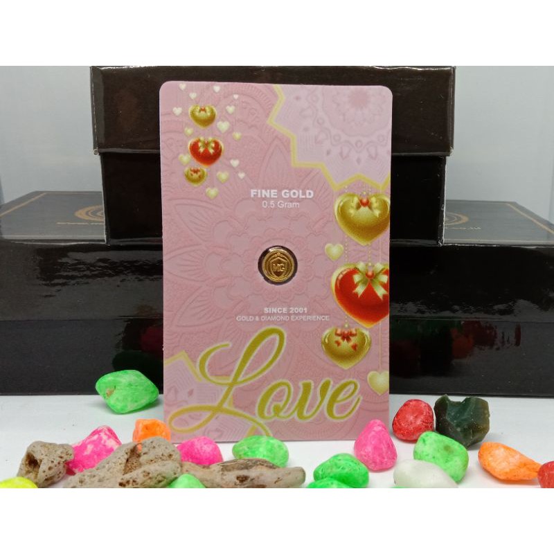Gift series love pink Minigold 0,5gr