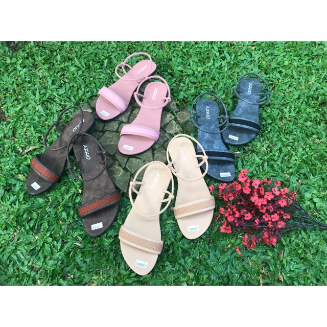 SANDAL TALI  TEPLEK AZKIO/ sandal wanita/ sepatu wanita/sandal teplek