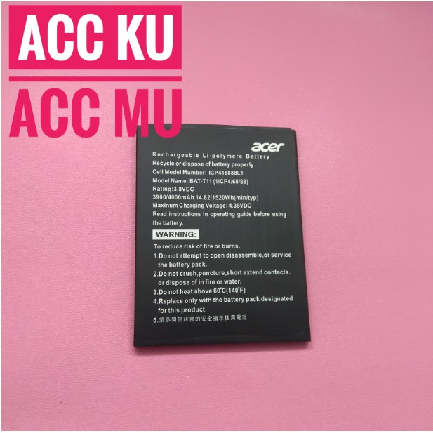 BATERAI ACER BAT-T11 BATTERY ACER LIQUID Z630 ORI