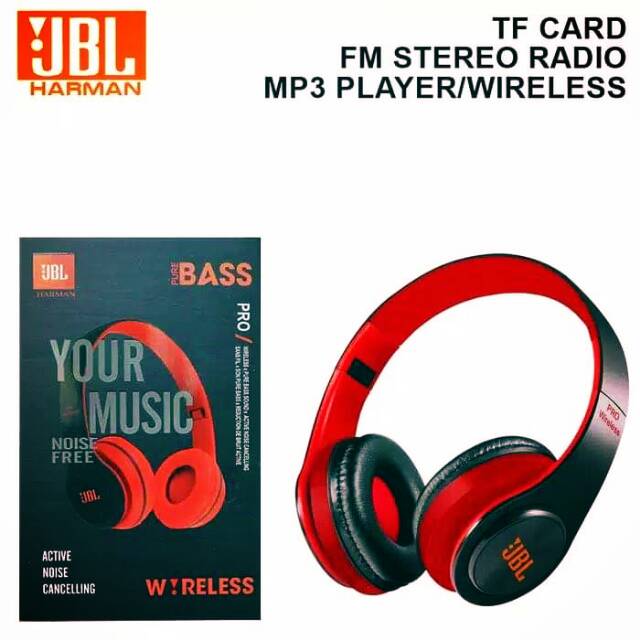 Headset bando headphone bluetooth jbl