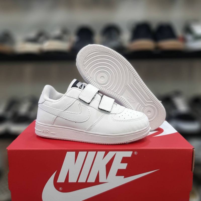 SEPATU NIKE ANAK LAKI LAKI PEREMPUAN SEPATU NIKE AIR FORCE ANAK SEPATU ANAK ANAK PUTIH KADO KIDS