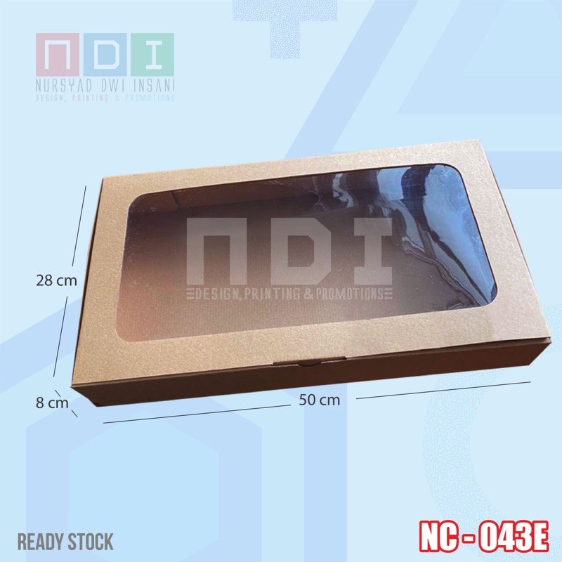 

DUS BOX CORRUGATED 1 PAK(ISI 20 pcs) Uk. 50x28x8cm