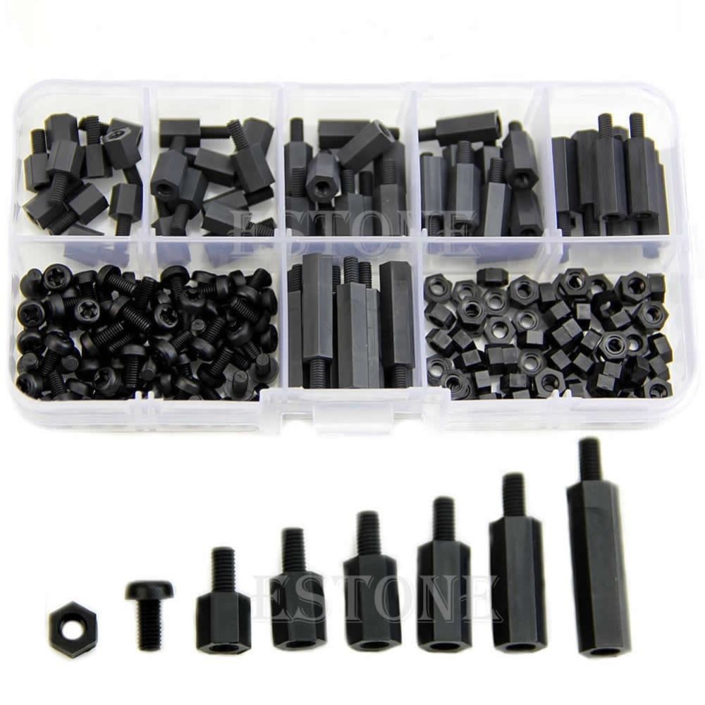 XHHD Set Stand-off Spacer Kit Nylon M3 180 PCS - M3