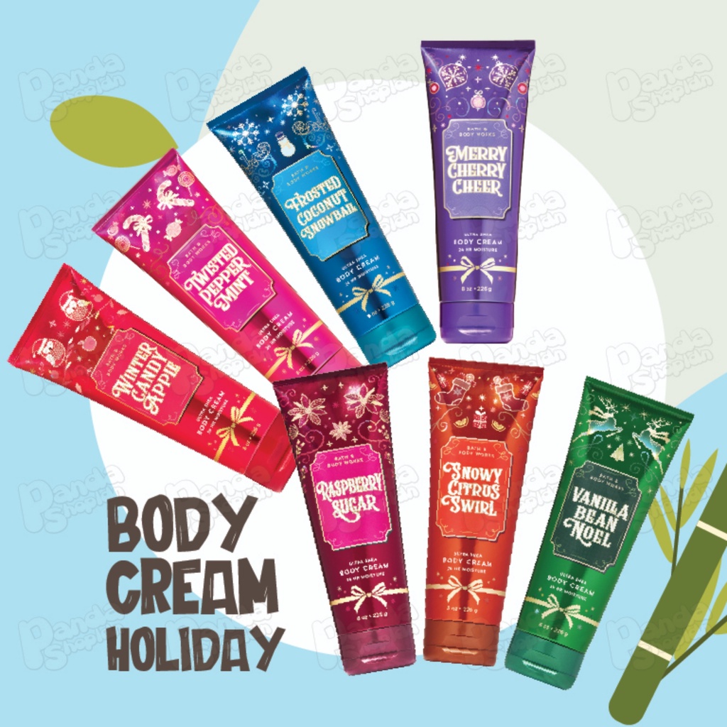 BBW Body Cream Holiday Edition